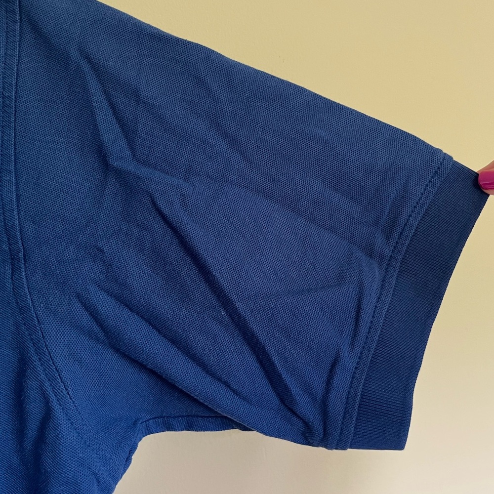 Haband Men's Blue Polo Shirt - Picture 5 of 7